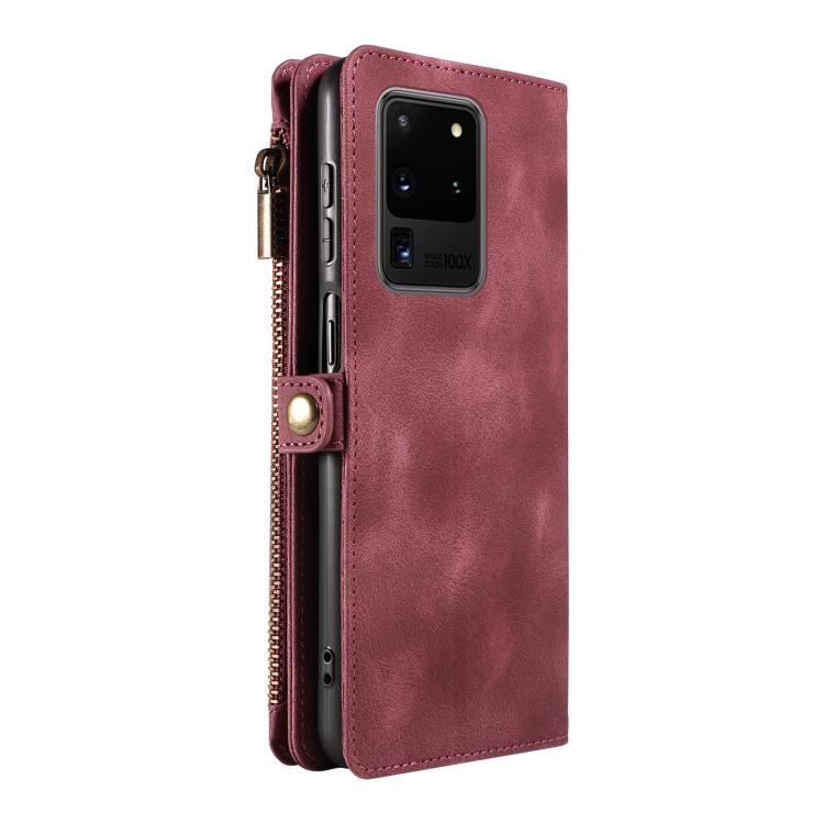 For Samsung Galaxy S20 Ultra Fantasy Multifunctional Zipper Wallet Leather Phone Case