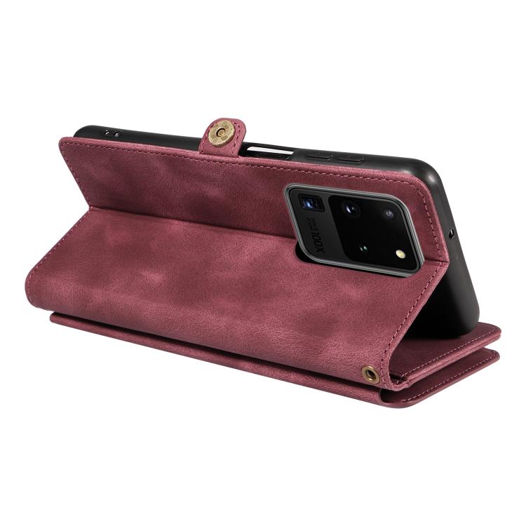 For Samsung Galaxy S20 Ultra Fantasy Multifunctional Zipper Wallet Leather Phone Case
