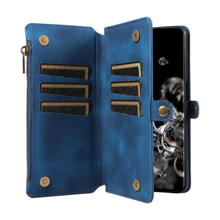 For Samsung Galaxy S20 Ultra Fantasy Multifunctional Zipper Wallet Leather Phone Case