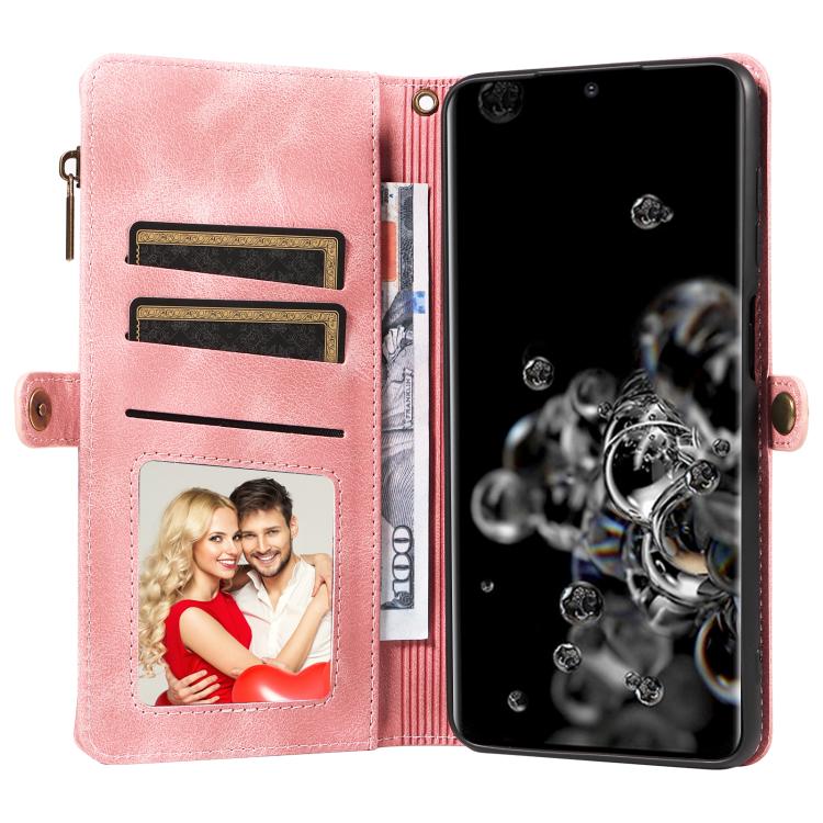 For Samsung Galaxy S20 Ultra Fantasy Multifunctional Zipper Wallet Leather Phone Case