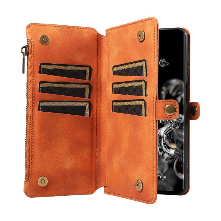 For Samsung Galaxy S20 Ultra Fantasy Multifunctional Zipper Wallet Leather Phone Case