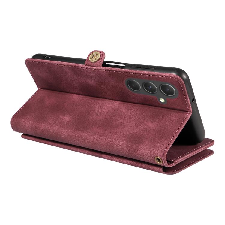 For Samsung Galaxy A54 Fantasy Multifunctional Zipper Wallet Leather Phone Case