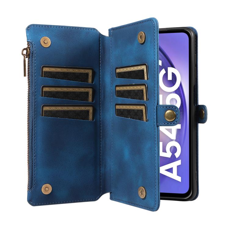 For Samsung Galaxy A54 Fantasy Multifunctional Zipper Wallet Leather Phone Case