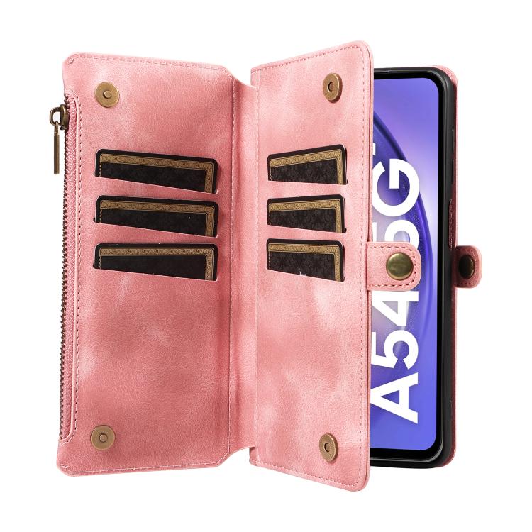 For Samsung Galaxy A54 Fantasy Multifunctional Zipper Wallet Leather Phone Case