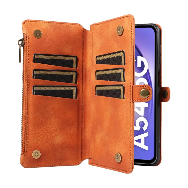 For Samsung Galaxy A54 Fantasy Multifunctional Zipper Wallet Leather Phone Case
