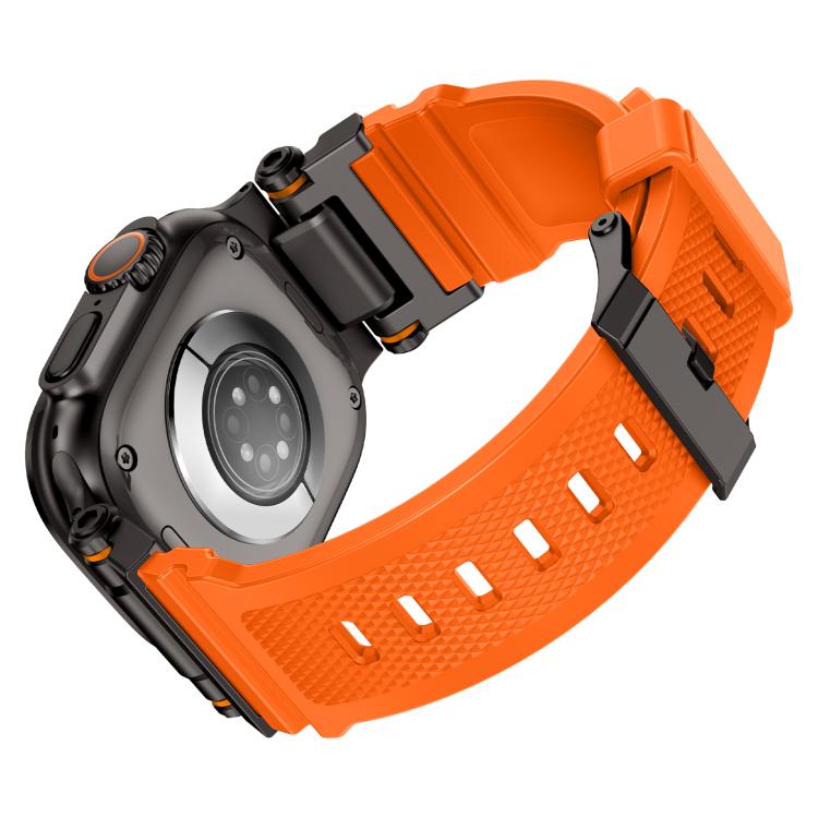 For Apple Watch 46mm / 49mm / 45mm / 44mm Kalebol Outdoor Explorer Metal Connector TPU Watch Band