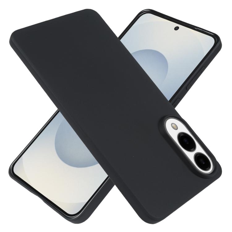 For Samsung Galaxy S25 Edge 5G RCS Single-sided Frosted TPU Phone Case - Black