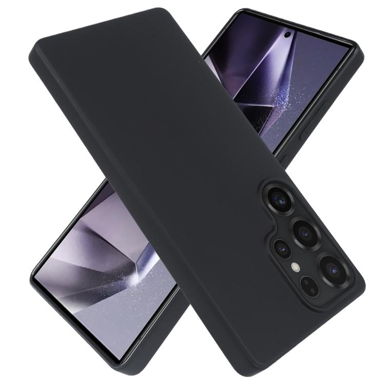 For Samsung Galaxy S25 Ultra 5G RCS Single-sided Frosted TPU Phone Case - Black