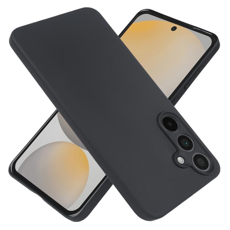 For Samsung Galaxy S24 FE 5G RCS Single-sided Frosted TPU Phone Case - Black