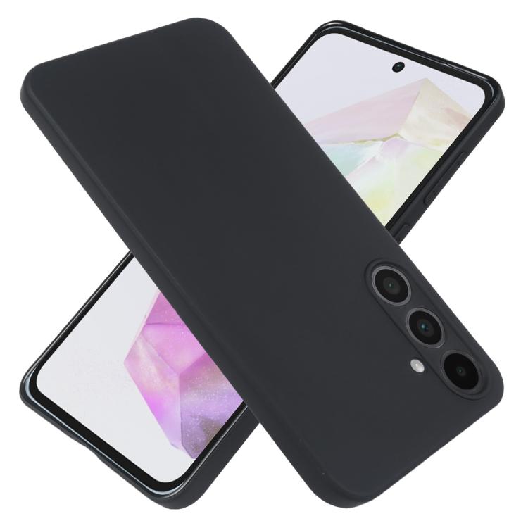 For Samsung Galaxy A35 5G RCS Single-sided Frosted TPU Phone Case - Black