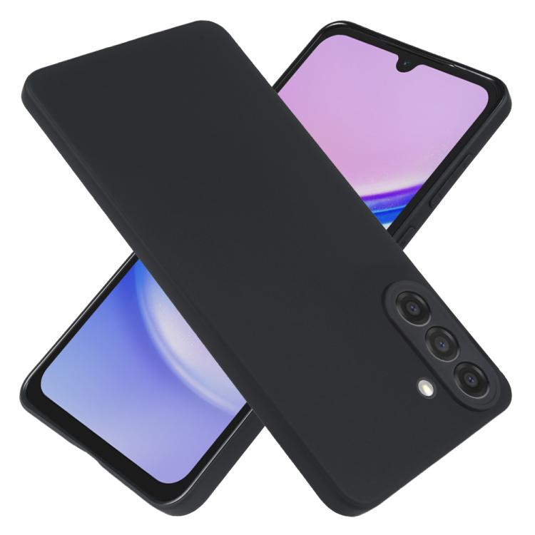 For Samsung Galaxy A15 RCS Single-sided Frosted TPU Phone Case - Black
