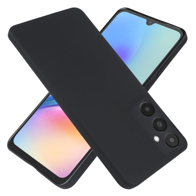 For Samsung Galaxy A05s RCS Single-sided Frosted TPU Phone Case - Black