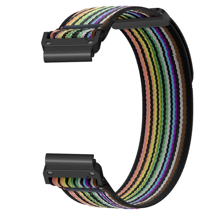 For Gamin 26mm Titanite Quick Release Loop Nylon Watch Band
