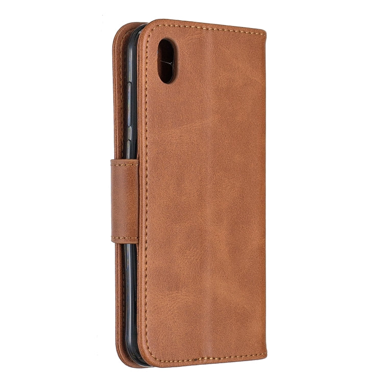 Retro Lambskin Texture Pure Color Horizontal Flip PU Leather Case for Huawei Y5 2019 & Honor 8s, with Holder & Card Slots & Wallet & Lanyard