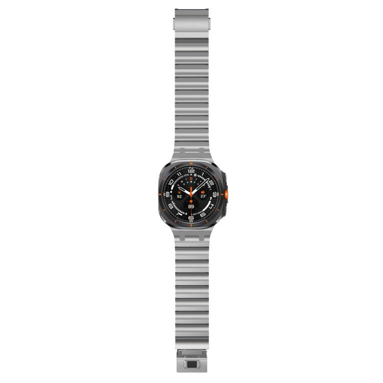 For Samsung Galaxy Watch Ultra 47mm / Ultra 2025 One Bead Titanium Metal Watch Band