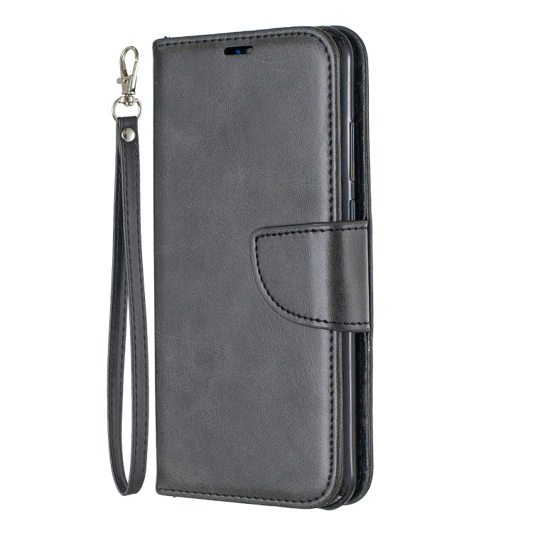 Retro Lambskin Texture Pure Color Horizontal Flip PU Leather Case for for Huawei Y6 2019 & Y6 Pro 2019, with Holder & Card Slots & Wallet & Lanyard