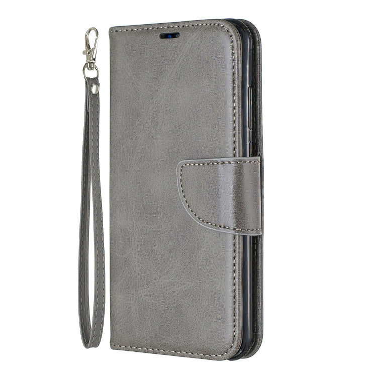 Retro Lambskin Texture Pure Color Horizontal Flip PU Leather Case for for Huawei Y6 2019 & Y6 Pro 2019, with Holder & Card Slots & Wallet & Lanyard