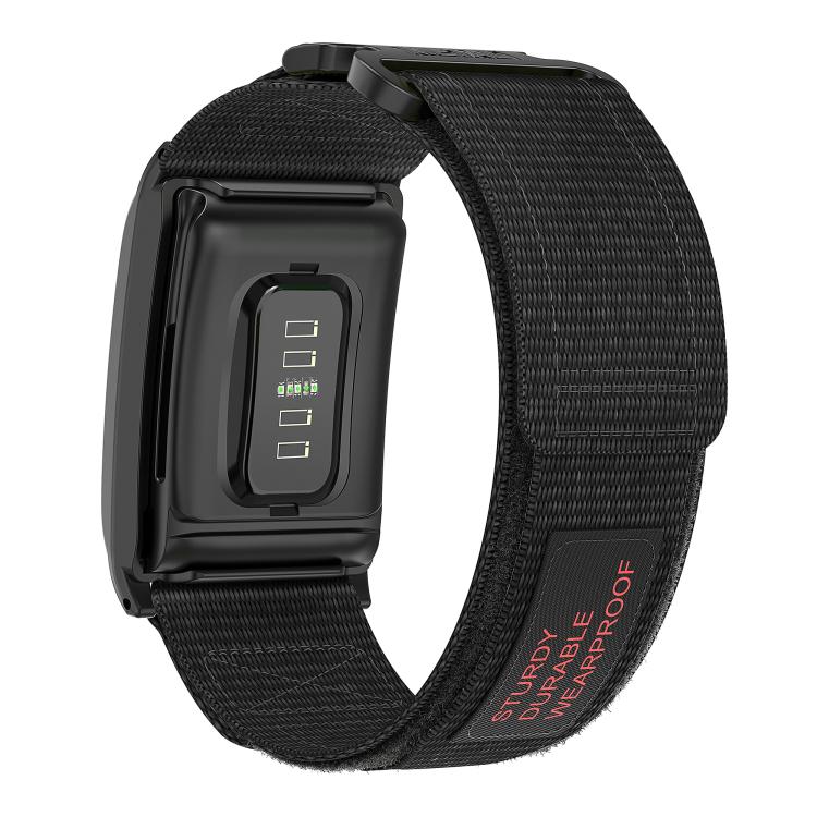 For WHOOP 4.0 Two Sections Hook And Loop Fastener Nylon Watch Band