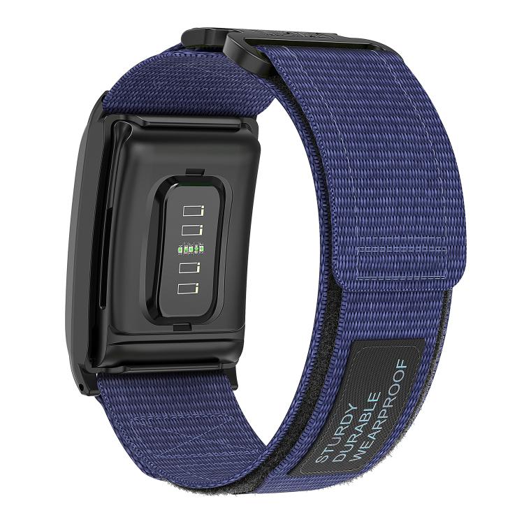 For WHOOP 4.0 Two Sections Hook And Loop Fastener Nylon Watch Band