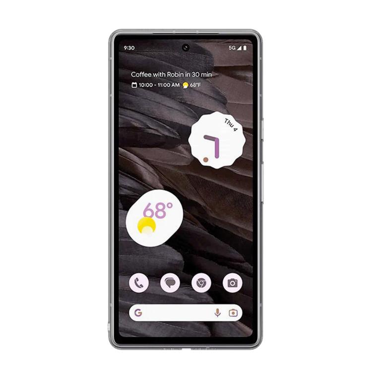 For Google Pixel 7a Kalebol 1.5mm Thickened Rounded Corner Transparency TPU Phone Case
