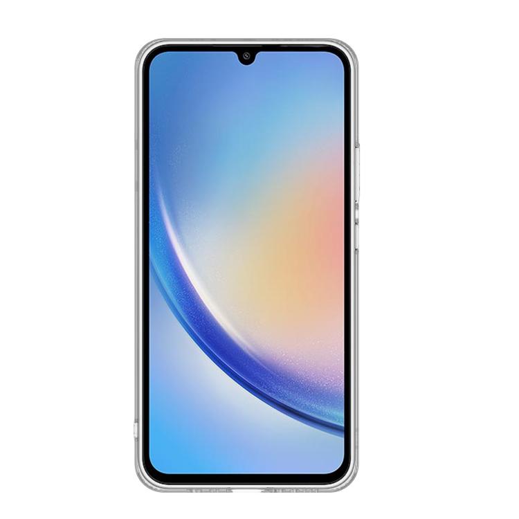 For Samsung Galaxy A34 Kalebol 1.5mm Thickened Rounded Corner Transparency TPU Phone Case