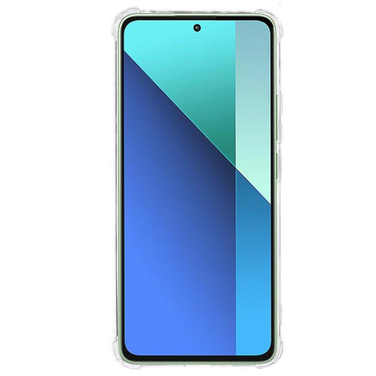 For Redmi Note 13 4G Kalebol 1.5mm Four-Corner Airbags Shockproof Transparency TPU Phone Case
