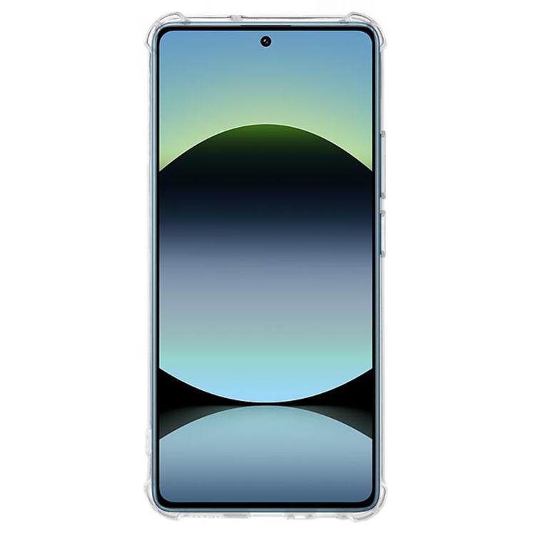 For Redmi Note 14S Kalebol 1.5mm Four-Corner Airbags Shockproof Transparency TPU Phone Case