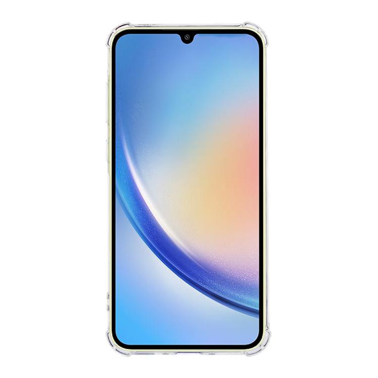 For Samsung Galaxy A34 5G Kalebol 1.5mm Four-Corner Airbags Shockproof Transparency TPU Phone Case