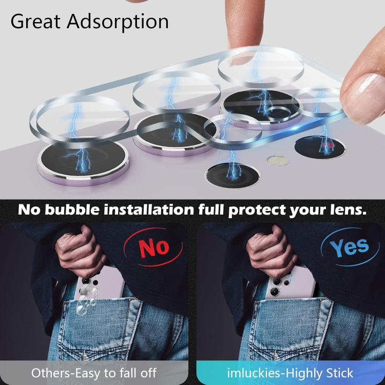 For Samsung Galaxy S23 Ultra 5G Klebol Transparent One Piece Lens Protection Film