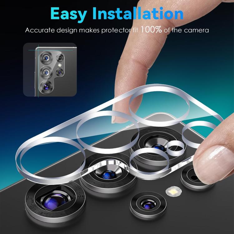For Samsung Galaxy S25 Ultra 5G Klebol Transparent One Piece Lens Protection Film