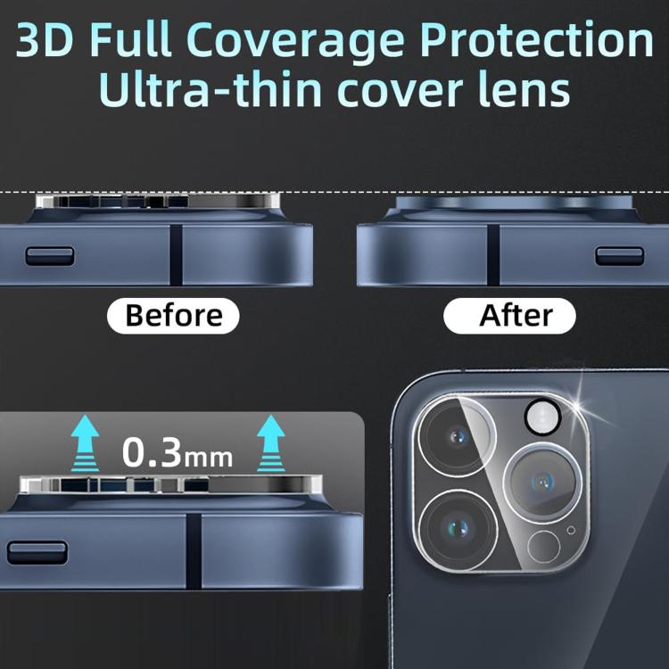 For iPhone 13 Pro Kalebol Transparent One Piece Lens Protection Film