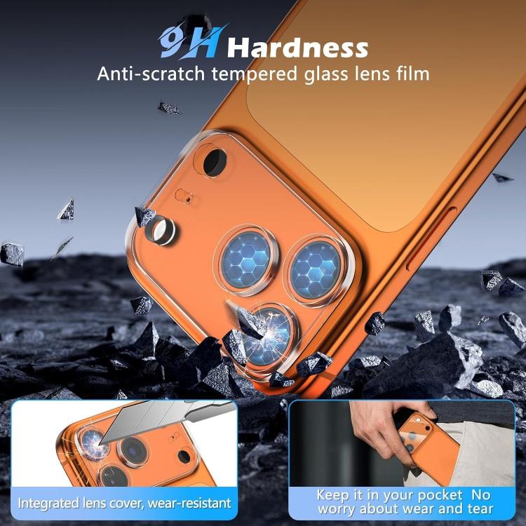 For iPhone 17 Pro Kalebol Transparent One Piece Lens Protection Film
