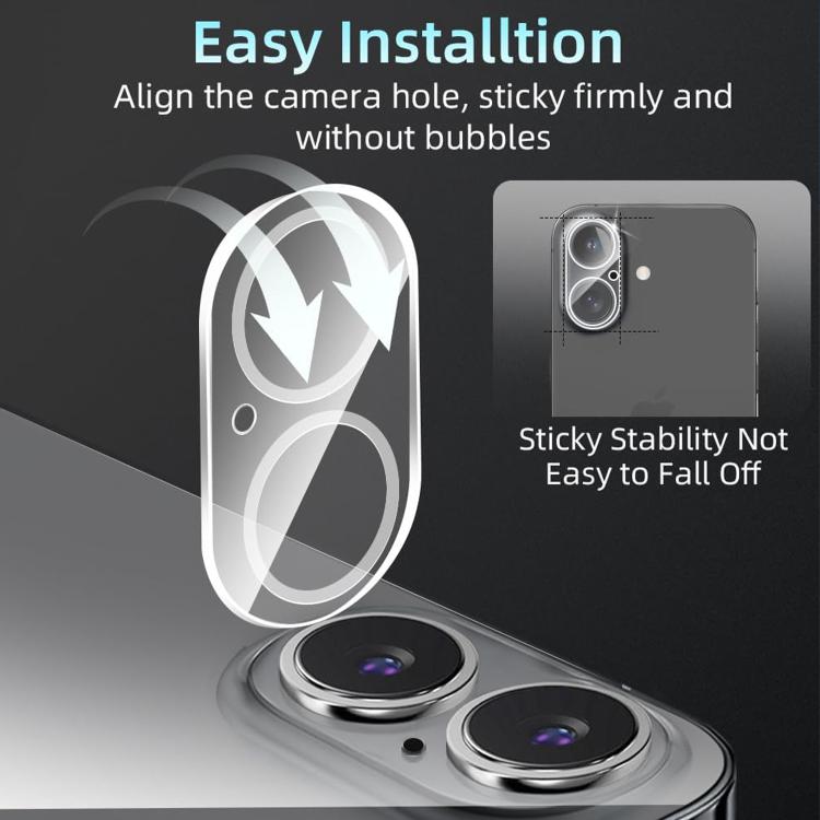 For iPhone 17 Kalebol Transparent One Piece Lens Protection Film