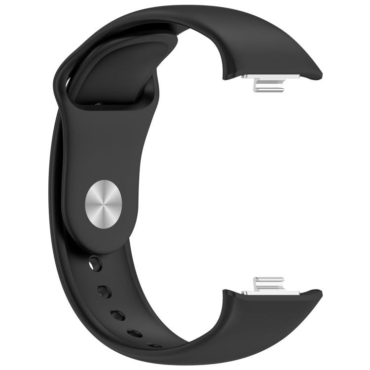 For Xiaomi Band  10 Pro / Redmi Watch 6 / 5 Reverse Buckle Solid Color Silicone Watch Band