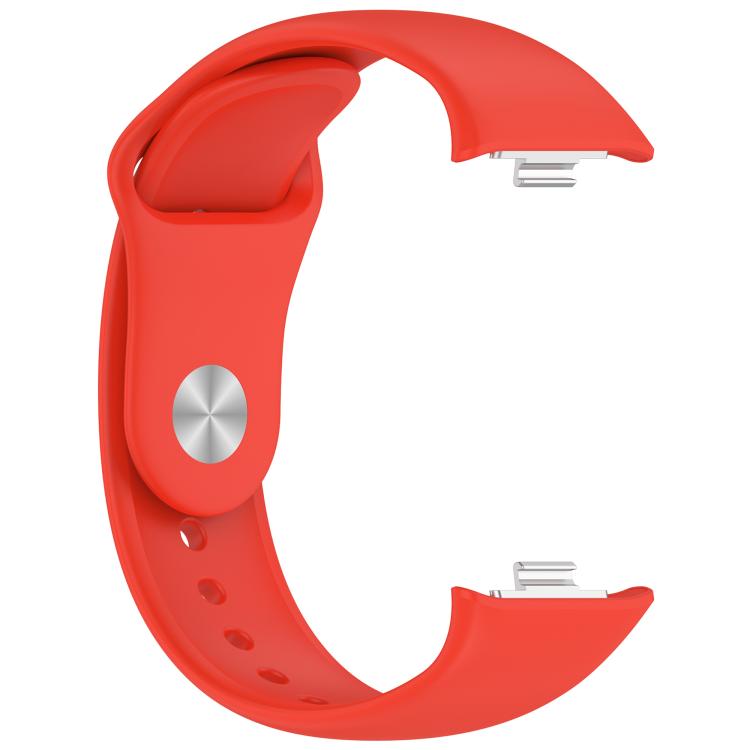 For Xiaomi Band  10 Pro / Redmi Watch 6 / 5 Reverse Buckle Solid Color Silicone Watch Band