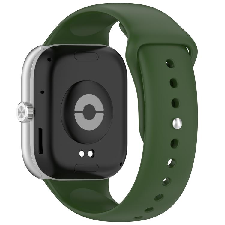 For Xiaomi Band  10 Pro / Redmi Watch 6 / 5 Reverse Buckle Solid Color Silicone Watch Band