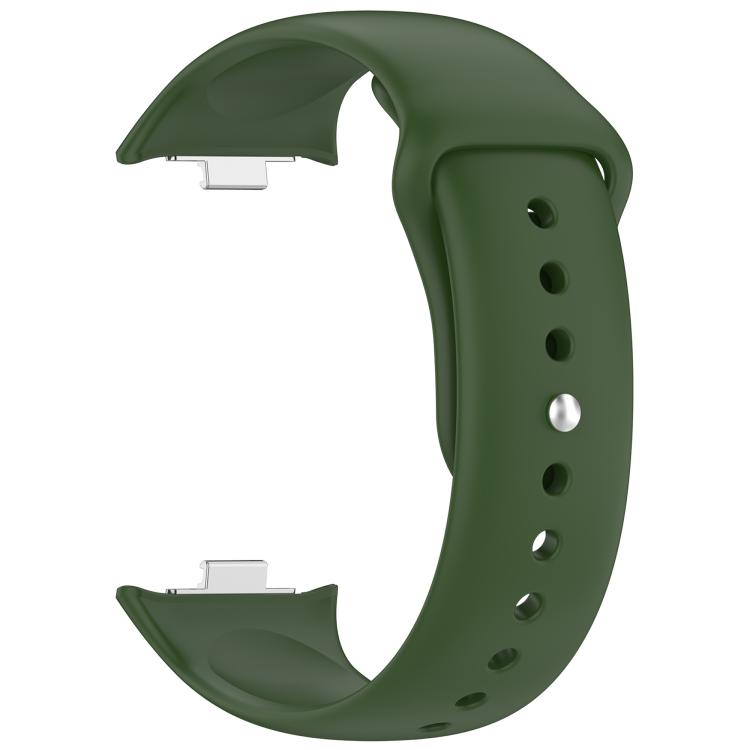 For Xiaomi Band  10 Pro / Redmi Watch 6 / 5 Reverse Buckle Solid Color Silicone Watch Band