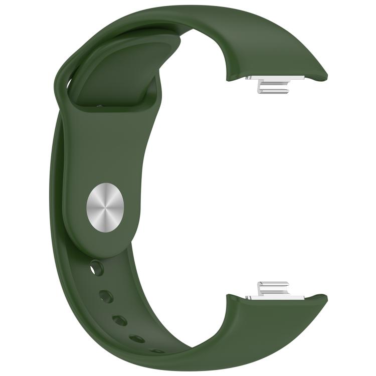 For Xiaomi Band  10 Pro / Redmi Watch 6 / 5 Reverse Buckle Solid Color Silicone Watch Band