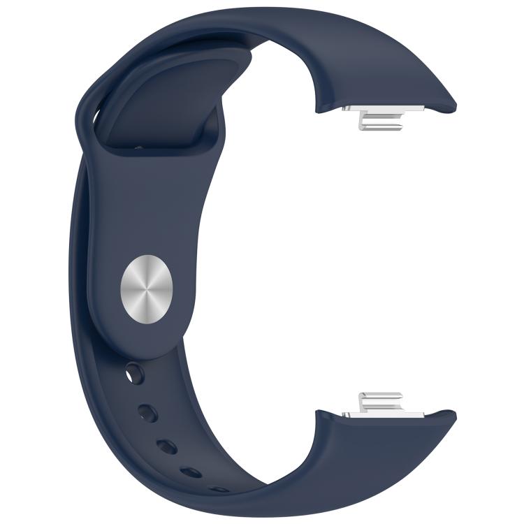 For Xiaomi Band  10 Pro / Redmi Watch 6 / 5 Reverse Buckle Solid Color Silicone Watch Band