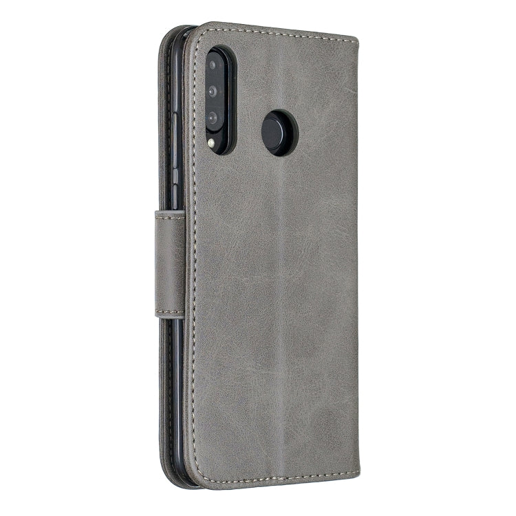 Retro Lambskin Texture Pure Color Horizontal Flip PU Leather Case for Huawei P30 Lite & Nove 4e, with Holder & Card Slots & Wallet & Lanyard