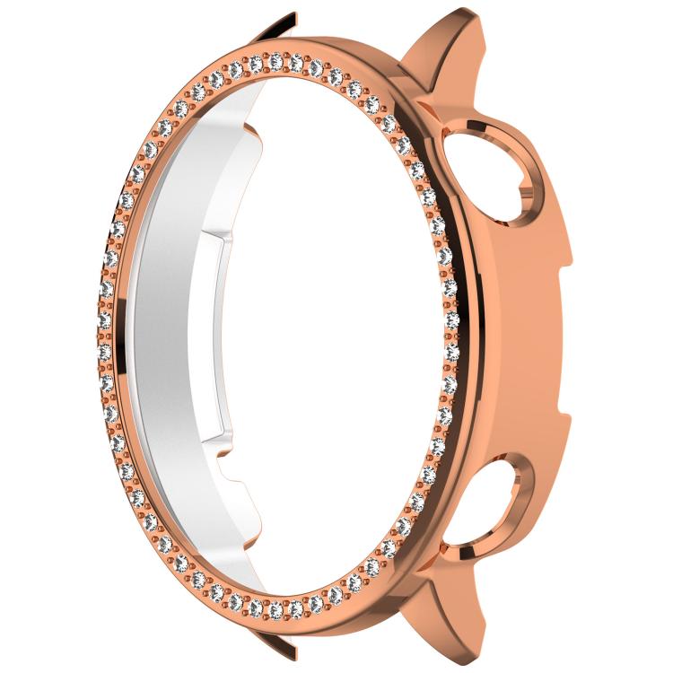 For OPPO Watch X2 Mini Single Row Diamond Half Coverage Hollow PC Watch Protective Case