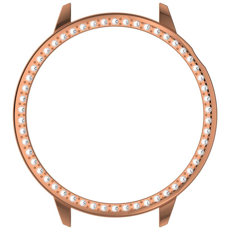 For OPPO Watch X2 Mini Single Row Diamond Half Coverage Hollow PC Watch Protective Case