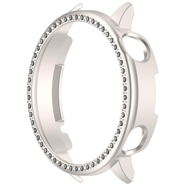 For OPPO Watch X2 Mini Single Row Diamond Half Coverage Hollow PC Watch Protective Case