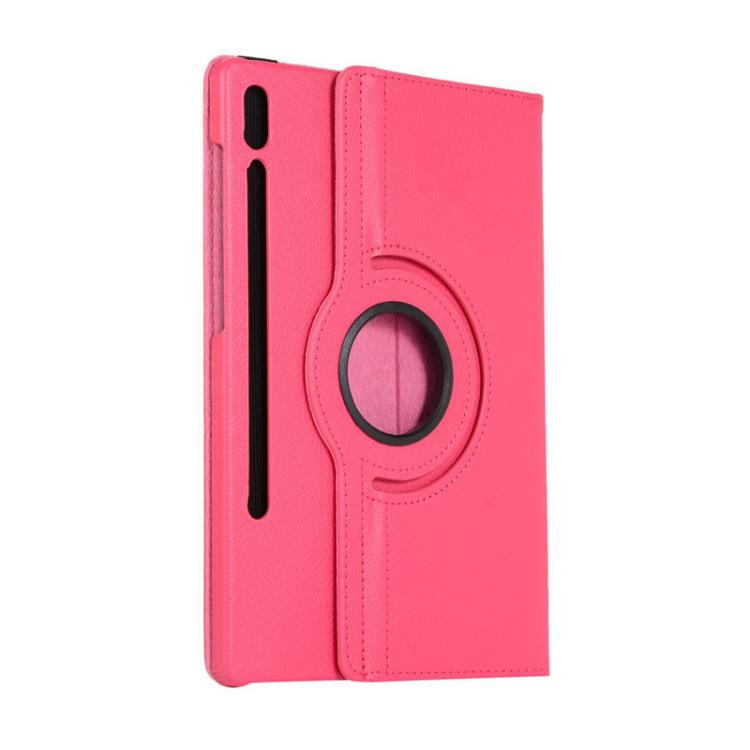 For Samsung Galaxy Tab S10+ / S9 FE+ / S9+ ENKAY 360 Degree Rotation Litchi Leather Smart Tablet Case