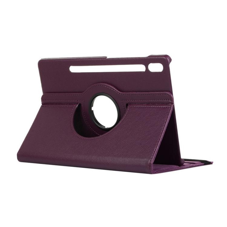 For Samsung Galaxy Tab S10+ / S9 FE+ / S9+ ENKAY 360 Degree Rotation Litchi Leather Smart Tablet Case