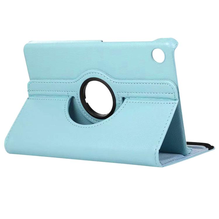 For Samsung Galaxy Tab A11+ / A9+ ENKAY 360 Degree Rotation Litchi Leather Smart Tablet Case