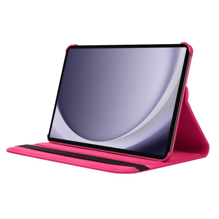 For Samsung Galaxy Tab A11+ / A9+ ENKAY 360 Degree Rotation Litchi Leather Smart Tablet Case