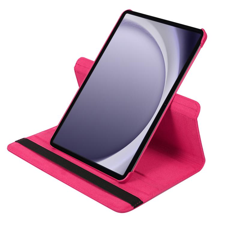For Samsung Galaxy Tab A11+ / A9+ ENKAY 360 Degree Rotation Litchi Leather Smart Tablet Case