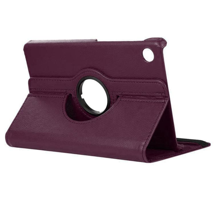 For Samsung Galaxy Tab A11+ / A9+ ENKAY 360 Degree Rotation Litchi Leather Smart Tablet Case