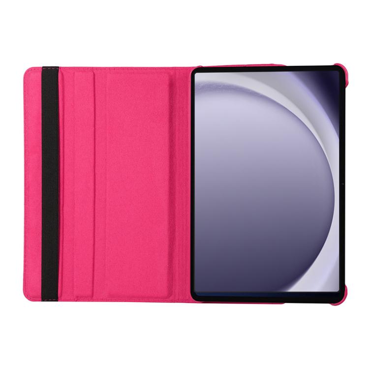 For Samsung Galaxy Tab A11+ / A9+ ENKAY 360 Degree Rotation Litchi Leather Smart Tablet Case
